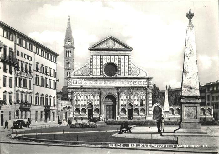 Firenze Florenz Basilica e Piazza di San Maria Novella