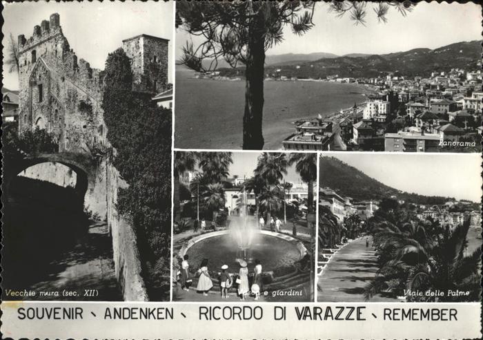 Varazze Vecchie mura Panorama Vasoa e giardini