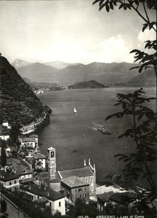 Argegno Lago di Como Panorama