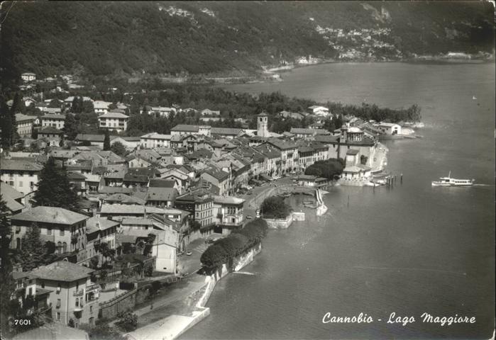 Cannobio Lago Maggiore Panorama dall aereo