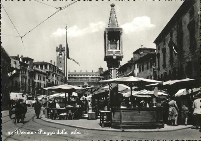 Verona Veneto Piazza delle erbe
