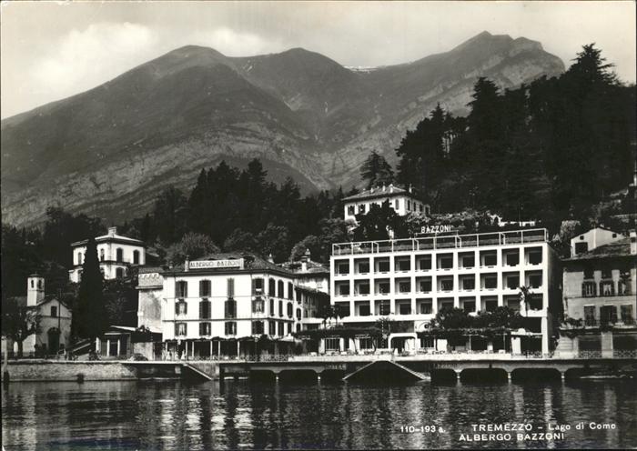 Tremezzo Lago di Como Albergo Bazzoni