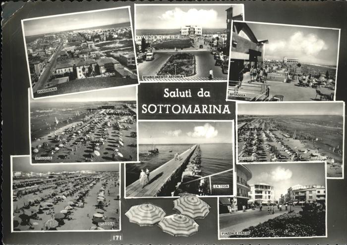 Sottomarina Panorama Spiaggia Piazzale Italia