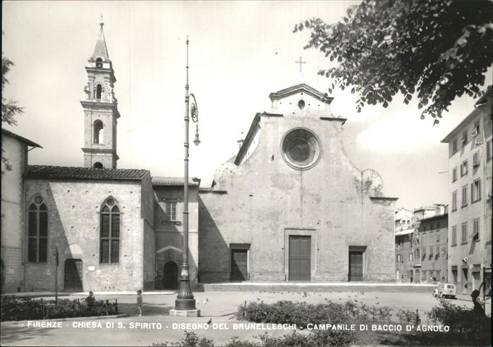 Firenze Florenz Chiesa di S Spirito Campanile di Baccio