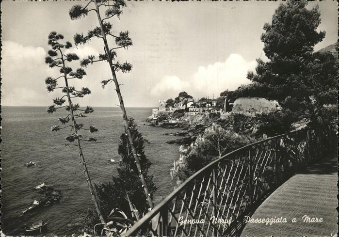 Genova Genua Liguria Nervi Passeggiata a Mare