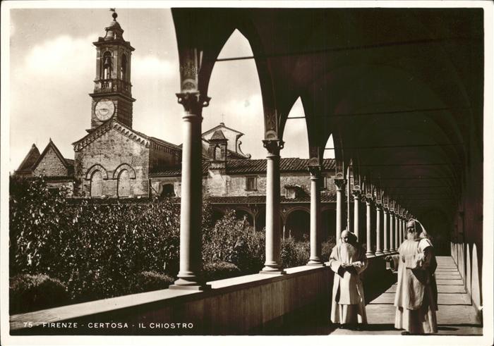 Firenze Florenz Certosa Il Chiostro
