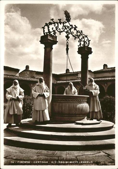 Firenze Florenz Certosa Il Pozzo di Michelangelo