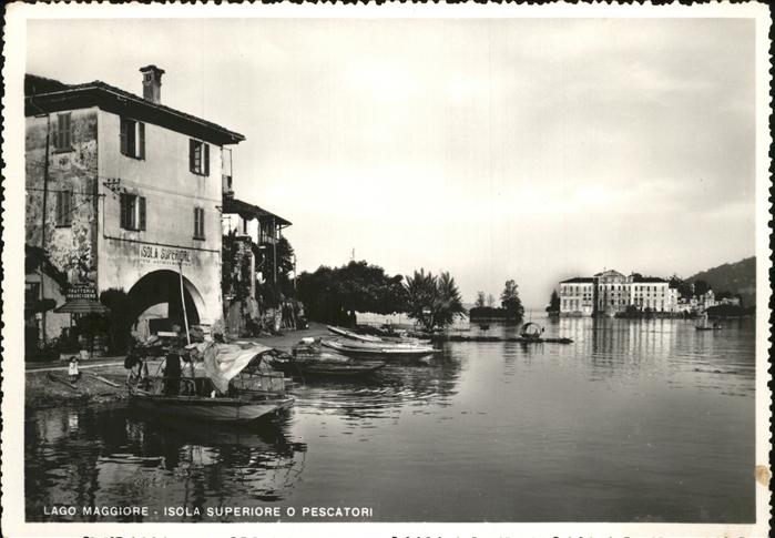 Lago Maggiore Isola Superiore o Pescatori