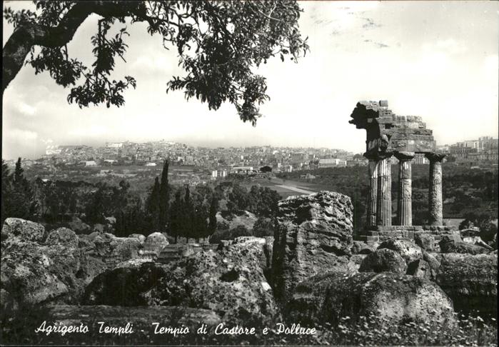 Agrigento Templi Tempio di Castore e Polluce