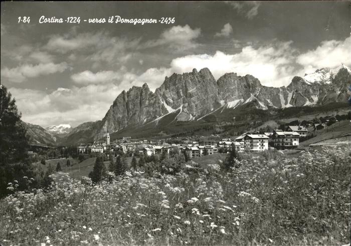 Cortina d Ampezzo verso il Pompagagnon