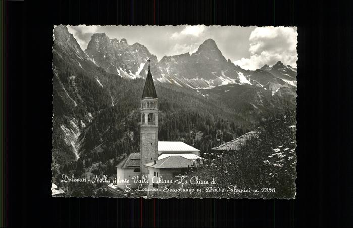 Dolomiti Nella ridente Valle Cibiana La Chiesa d