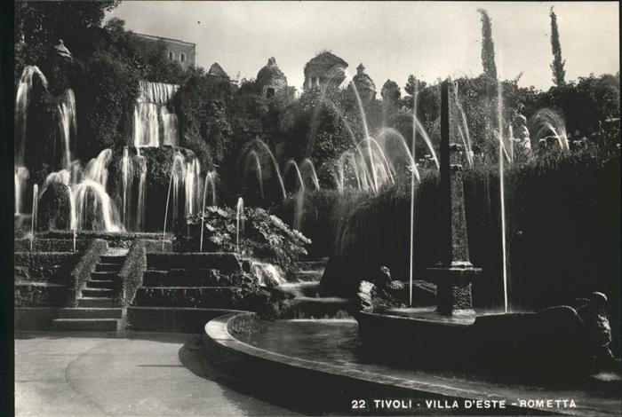 Tivoli Villa d Este Rometta