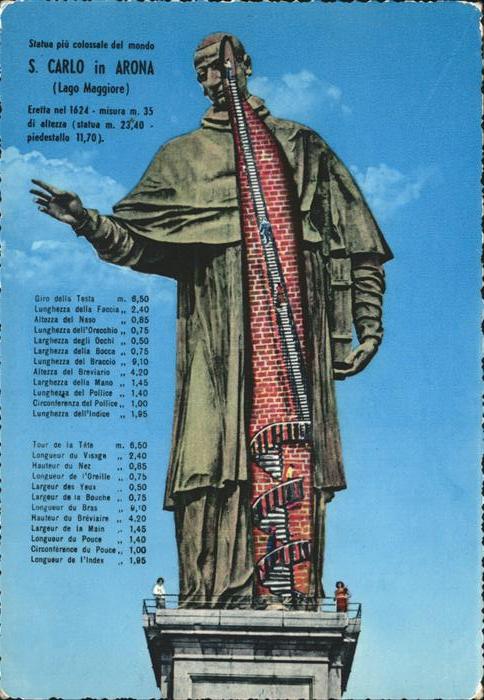 Arona Lago Maggiore Monumento San Carlo