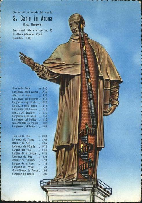 Arona Lago Maggiore Monumento San Carlo