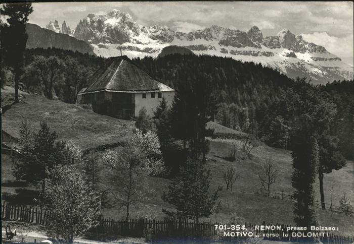 Renon Ritten Motivo verso le Dolomiti Plattnerhof