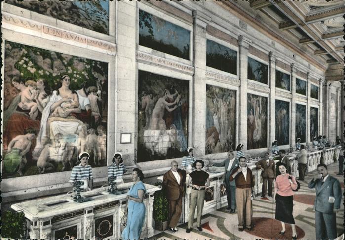 Montecatini Terme Stabilimento Tettuccio Banchi di Mescit