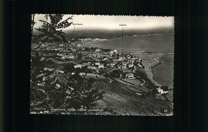 Cattolica Rimini Panorama dalle colline arcostanti