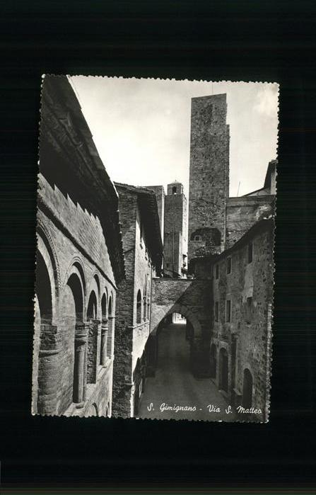 San Gimignano Via S Matteo