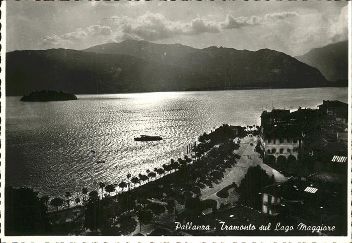 Pallanza Tramonto sul Lago Maggiore