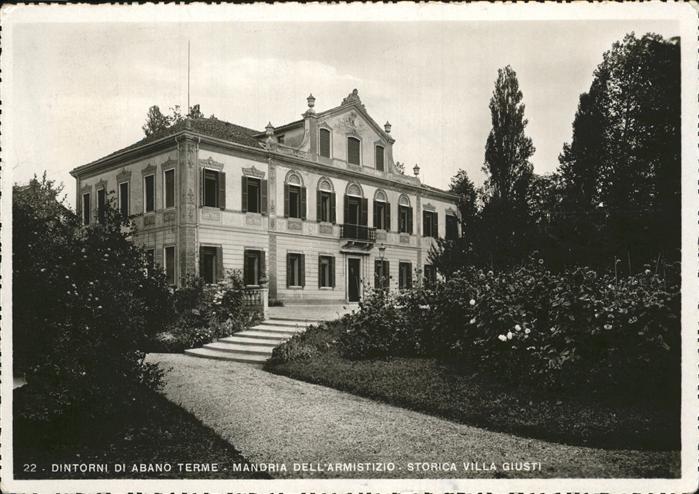 Abano Terme Mandria dell Armistizio Storica Villa G