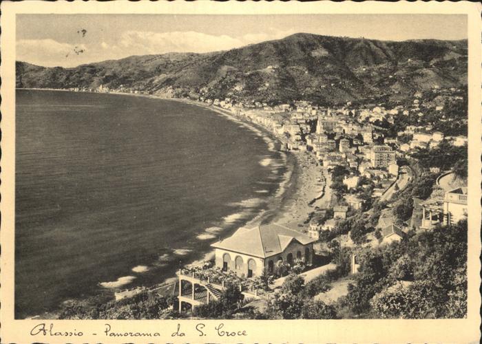 ALASSIO Savona Liguria IT Panorama da S Croce