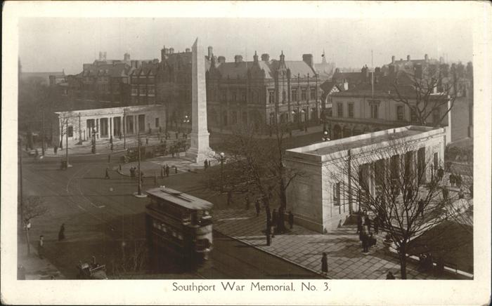 Southport UK War Memorial Autobus