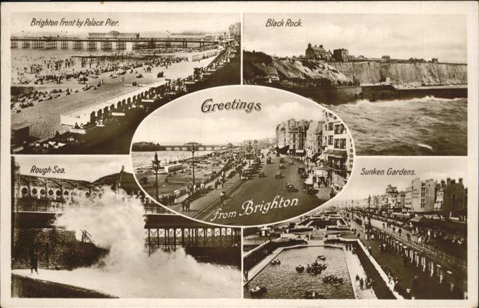 Brighton East Sussex Black Rock Sunken Gardens