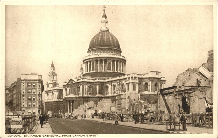 London St. Pauls Cathedral Cannon Street