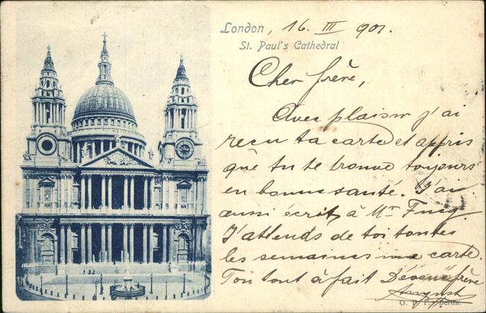 London St. Pauls Cathedral