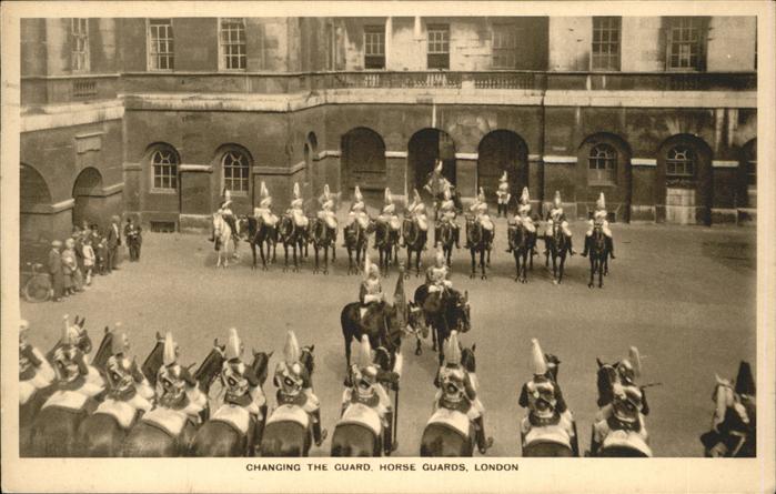 London Changing Guard Horse Guard