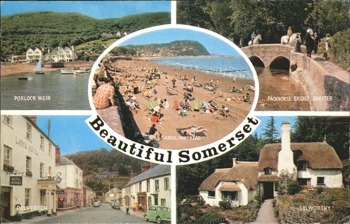 Somerset UK Minehad Packinghorse Bridge Selworthy