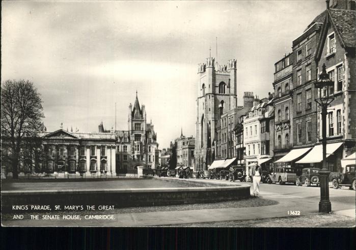Cambridge Cambridgeshire Kings Parade St. Marys Senate House