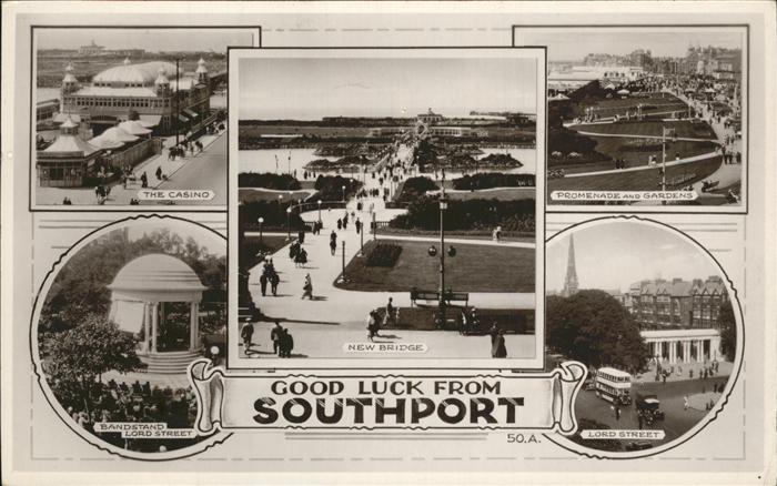 Southport UK Lord Street Gardens Promenade