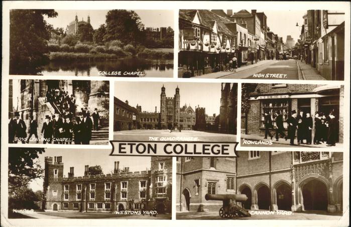 Eton Berkshire High Street Rowlands Cannon Yard Westons Yard