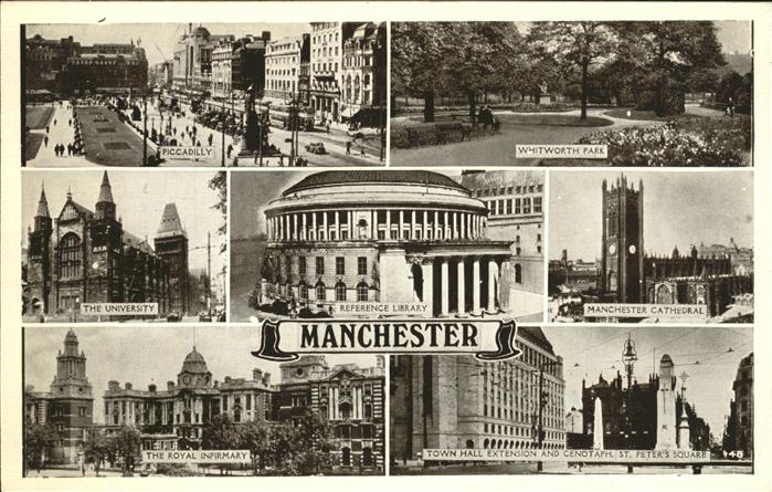 Manchester Whitworth Park Cathedral St. PEters Square