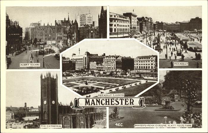 Manchester Piccadilly Shakespare Gardens