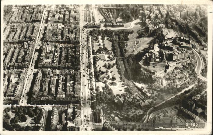 Edingburgh Grossbritannien Fliegeraufnahme Air