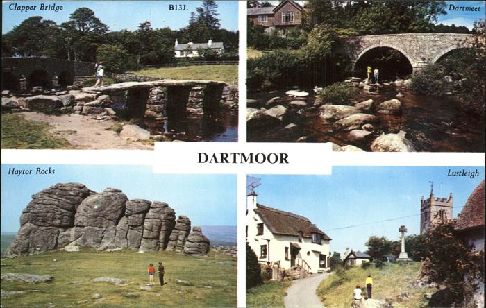Dartmoor Lustleigh Clapper Bridge