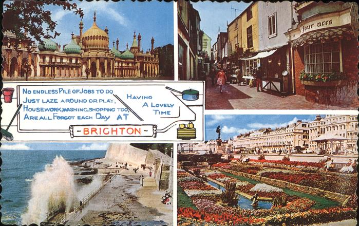 Brighton East Sussex Beach Sunken Gardens