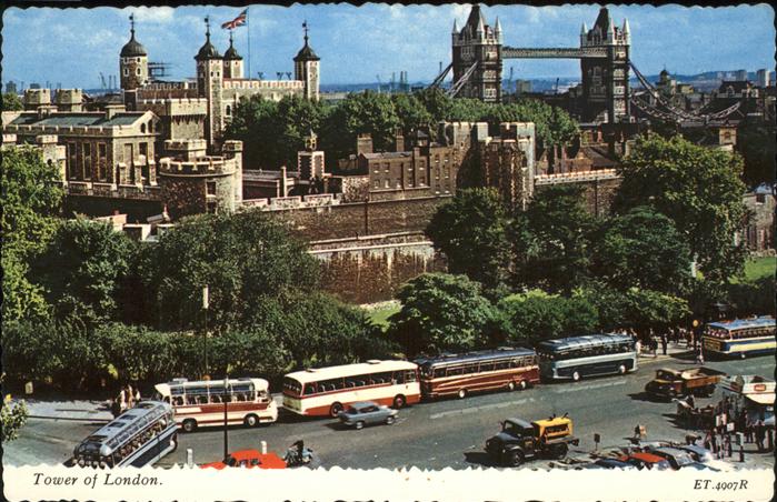 London Tower Bridge Autobus
