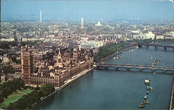 London Aerial View Fliegeraufnahme River Thames