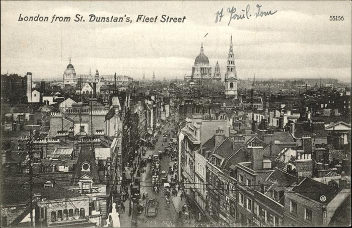 London St. Dunstans Fleet Street