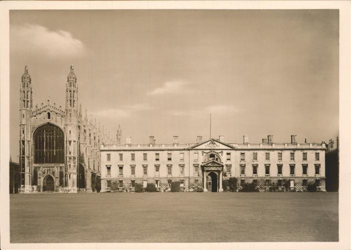 Cambridge Cambridgeshire Weltkunstkarte Kings College