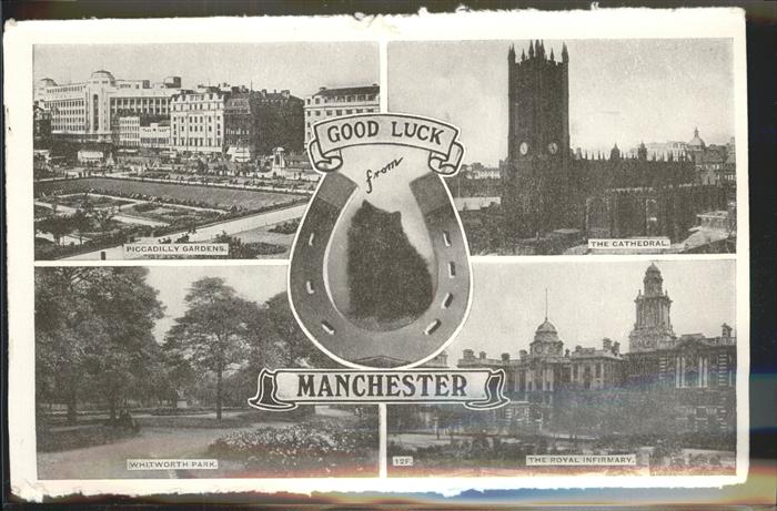 Manchester Cathedral Royal Infirmary Piccadilly Gardens