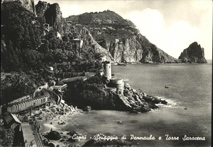 Capri Spiaggia di Penneaula