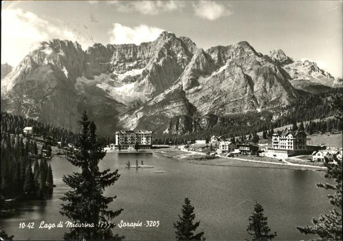 Sorapiss Lago die Misurina