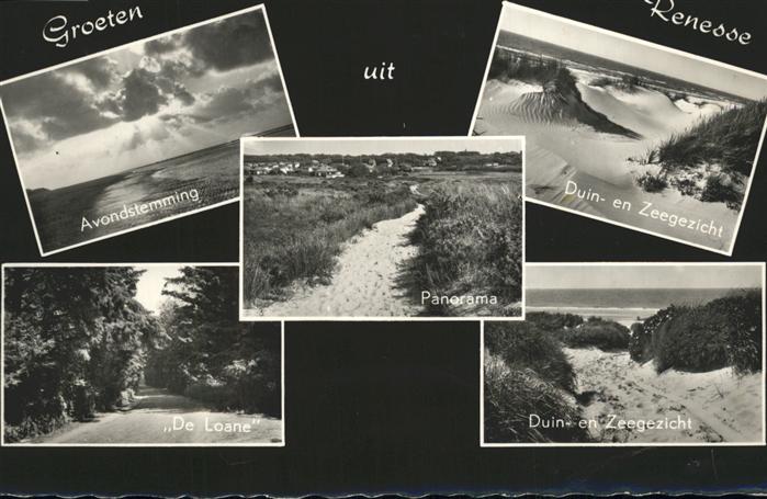 Renesse Avondstemming Duin Panorama Zeegezicht