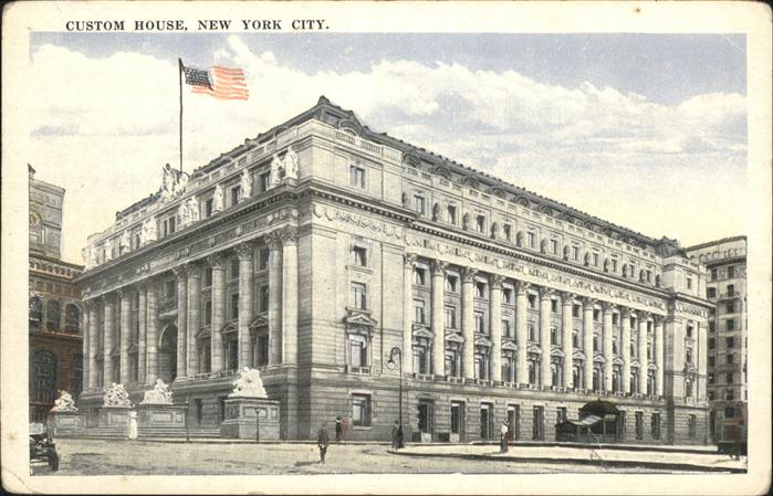 New York City Custom House Flag