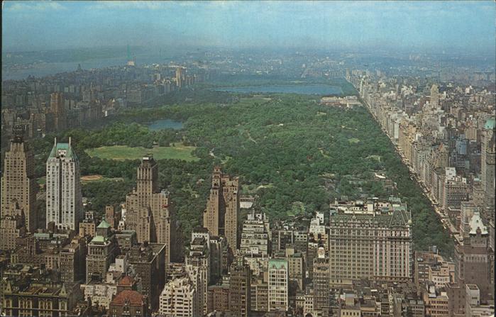 New York City Central Park seen from RCA Observatory