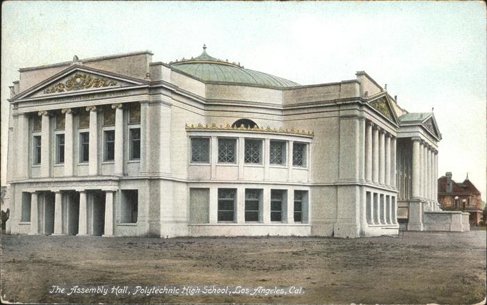 Los Angeles California The Assembly Hall Polytechnic High School
